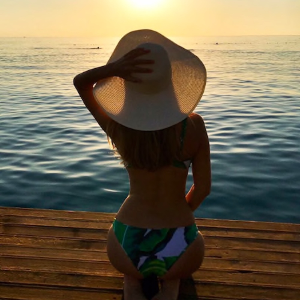 Tropical Palm Miami Beach Bikini 2 Piece Set - Picture 7 of 8